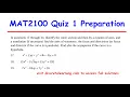 Mastering Conic Sections Quiz Prep Analytic Geometry MAT2100