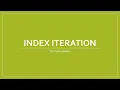 Lesson 7A1 Index Iteration Bart