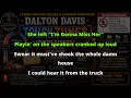 Dalton Davis - TouchTunes COUNTRY KARAOKE NEW RELEASES AUGUST 2026