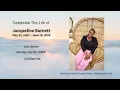 Celebration of Life - Jacqueline Barnett
