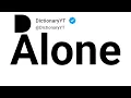 Alone Synonyms Thesaurus Common words