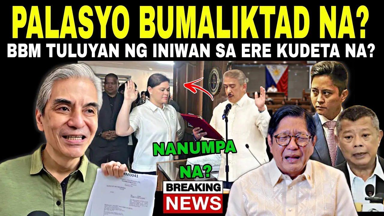 Outline Video BIG NEWS! NASHOCKED ANG LAHAT! BUMALEKTAD NASA PALASYO? BONGlT KUDETA NA VP SARA TAKE OVER NA?