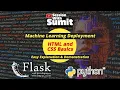 HTML And CSS Essentials For Model Deployment ML Model Deployment Session With Sumit