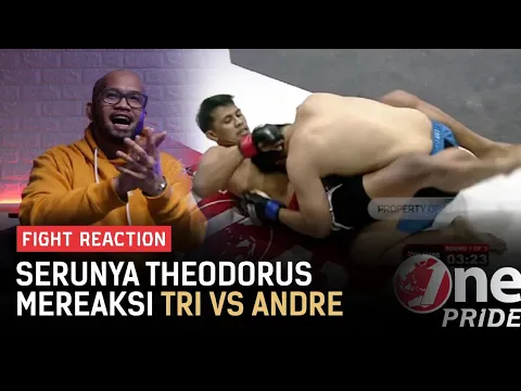 Keseruan Theodorus Mereaksi Laga Keras Tri Suwarno vs Andre Setyawan | Fight Reaction FN 42