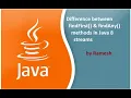 JAVA FAQ 61 Difference between findFirst and findAny methods in Java 8 Streams