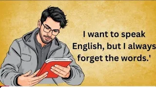 I want to speak English, but I always forget the word's.#podcast #viralvideo #english
