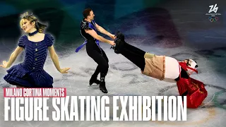 all the best moments and gold medallists figure skating gala milano cortina moments