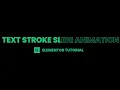How To Make Elementor Text Stroke Slide Animation WordPress Elementor Pro Tutorial pixelsicker