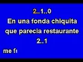 Los Tigres del Norte - La Mesera ( KARAOKE )