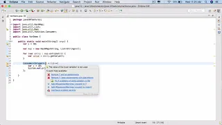 Java 10 Features - Var limitations