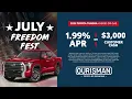 July Freedom Fest At Ourisman Toyota of Richmond