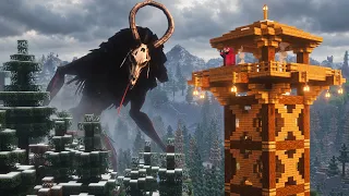 Surviving the Appalachian Mountains in Minecraft Hardcore