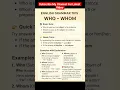 Download Lagu Who vs Whom? 1-Minute Trick to Never Forget! 🔥📚