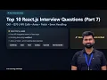 React Interview Questions Part 7 API Calls in React Error Handling Qs