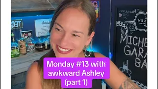 Monday # 13 (part 1) of watching awkward Ashley try to build bar regulars #bartender 