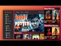 Responsive Movie Dashboard using HTML CSS And JavaScript