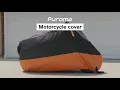 Puroma Waterproof Motorcycle Cover XXX-Large - How to use