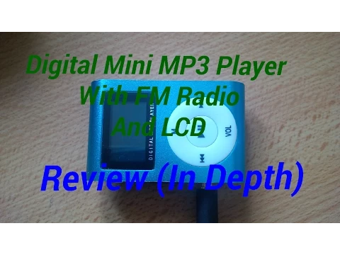 Download MP3 Digital MP3 player with LCD, Fm radio, sd card support up to 32gb review