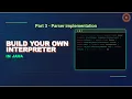 Build Your Own Interpreter in Java Parser