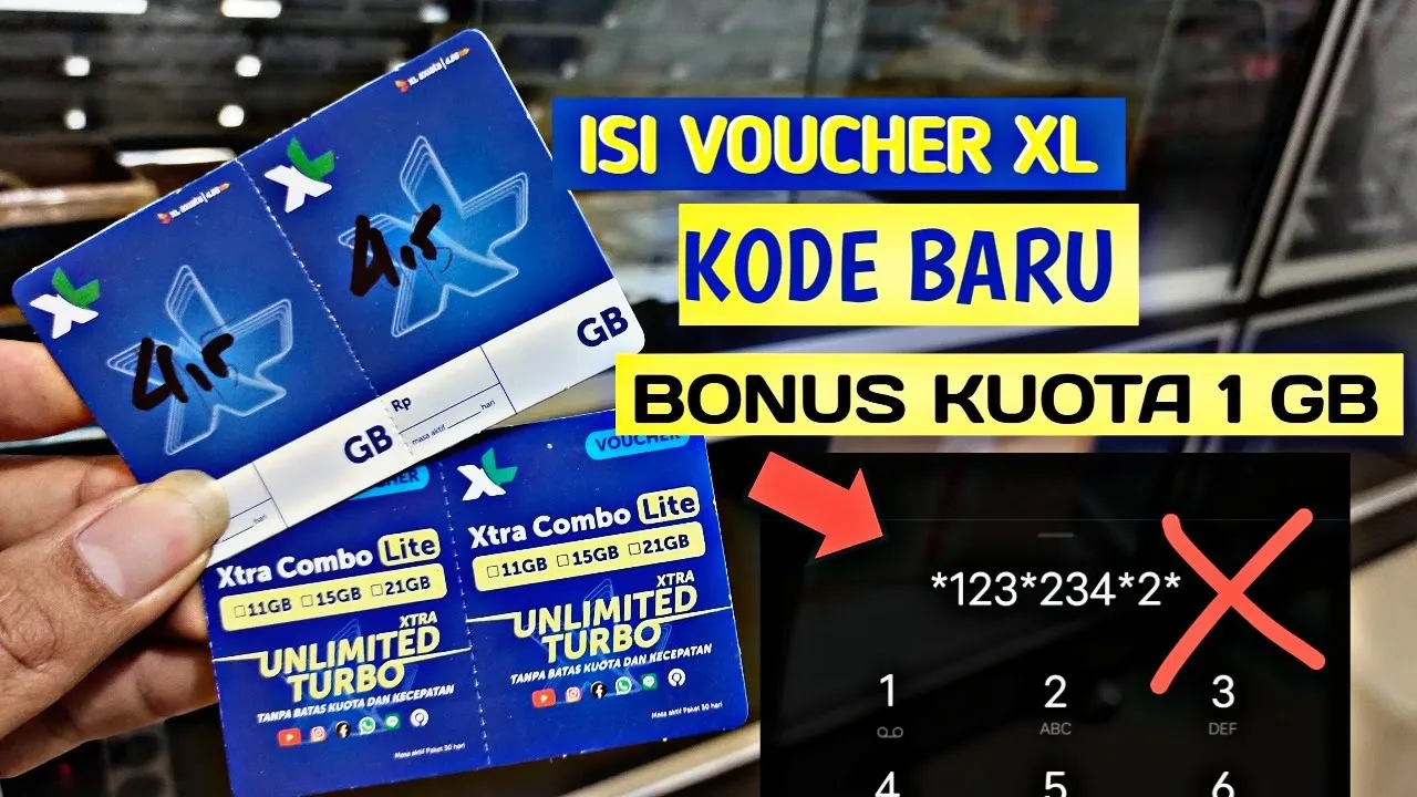 Cara Memasukkan Voucher XL