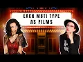 Every 16 Personality Type as FILMS