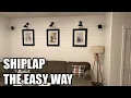 How to Install Shiplap DIY Accent Wall