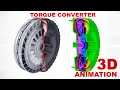 Torque Converter - How Does It Work 3D Animation