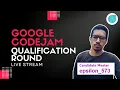 Google CodeJam Qualification Round 2022 Live Stream Upsolving