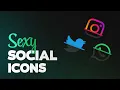 Social Icons Hover Effect using CSS