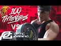 100 THIEVES VS OPTIC AT GOLDS GYM