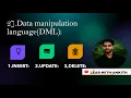 4 SQL DML Commands - Insert Update Delete