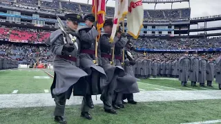 Army March-On 124th Army-Navy Game December 9 2023 Gillette Stadium