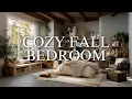 Create a Cozy Autumn Bedroom with Layered Textures and Earthy Jewel Tones