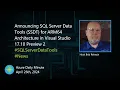 Announcing SQL Server Data Tools SSDT for ARM64 - Azure Daily Minute Podcast