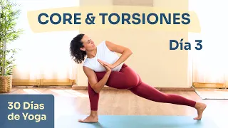 Yoga para Fortalecer el Abdomen y Movilizar la Columna (35 min) | Día 3 Reto 30 Días de Yoga