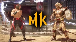 mortal kombat 11 liu kang vs shao kahn