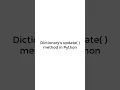 How to implement Dictionary s update method