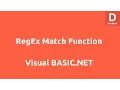 VB NET Regex Match Function
