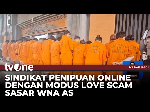 Polda Bali Tangkap 38 Tersangka Sindikat Love Scam