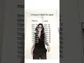 Average height for ages