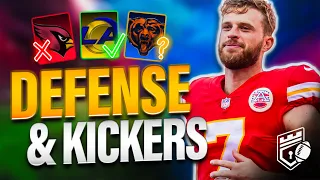 2026 Fantasy Football Kicker Defense Rankings Cheat Sheet