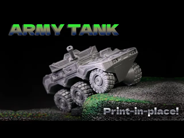 ArmyTank - Print in place video thumbnail