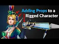 Blender Secrets - Adding objects to an already rigged and animated character