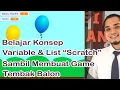 16 Tutorial Konsep Variable Dan List Menggunakan Aplikasi Scratch