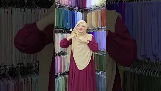 طريقة لف الخمار الماليزي اللي الكل بيسألني عنها 