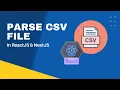 Quick Guide Parse CSV File in React JS and Next JS With Code