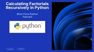 How to Calculate Factorials Recursively in Python in 93 seconds