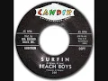 BEACH BOYS   Surfin     1961