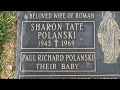 FAMOUS GRAVE TOUR Remembering Actress Sharon Tate At Holy Cross Cemetery Culver City CA