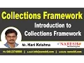 Introduction to Collections Framework Core Java Tutorial Mr Hari Krishna
